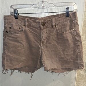 J. Crew Tan Corduroy Jean Shorts